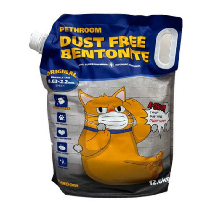 페스룸 더스트프리 오리지널 벤토나이트 고양이 모래
