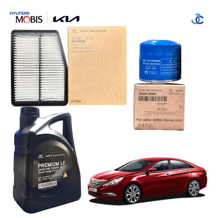 현대 YF 쏘나타 순정 엔진오일세트 1대분