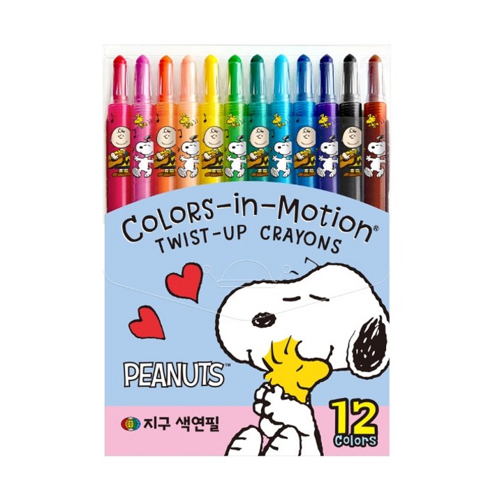 지구화학 피너츠 색연필