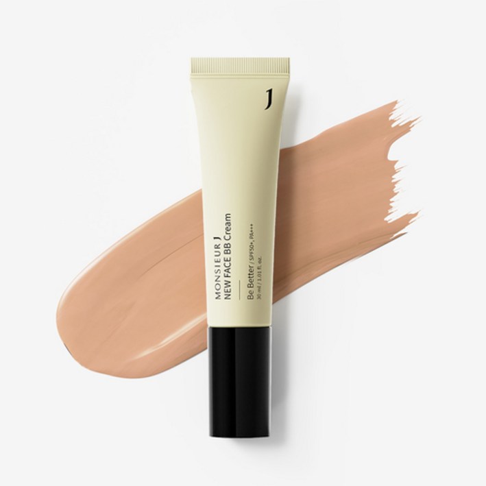 무슈제이 뉴페이스 비비크림, 피부톤, 30ml, 2개
