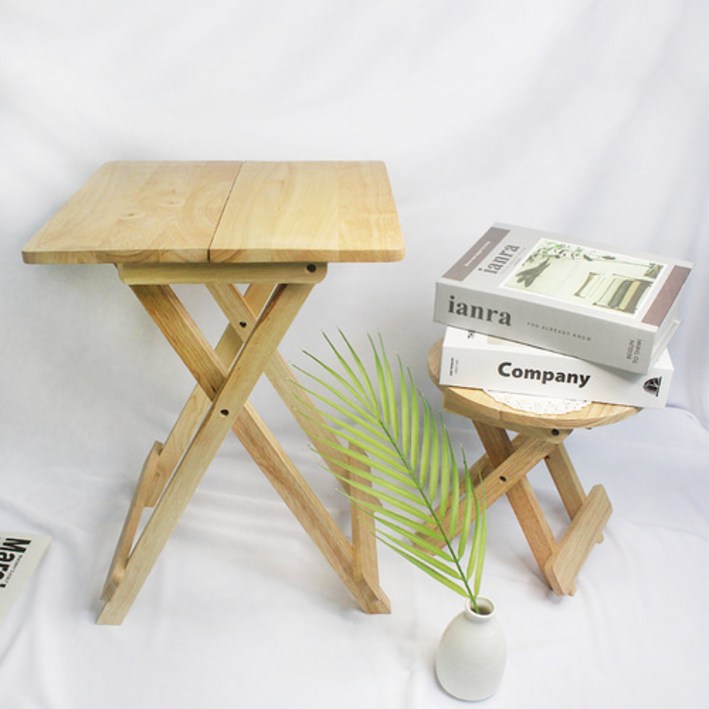 원목 캠핑 접이식테이블 의자