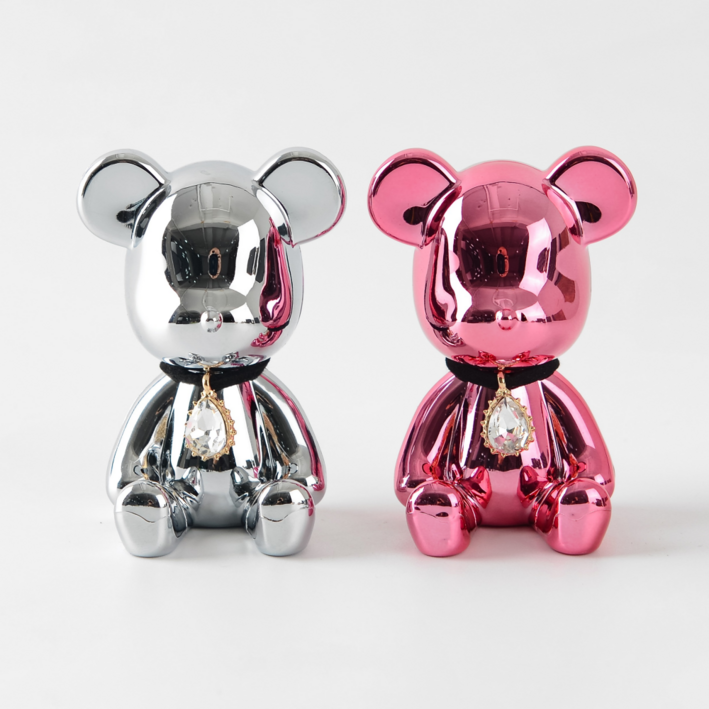 JK 크롬 베어브릭[1+1세트] 차량용 방향제