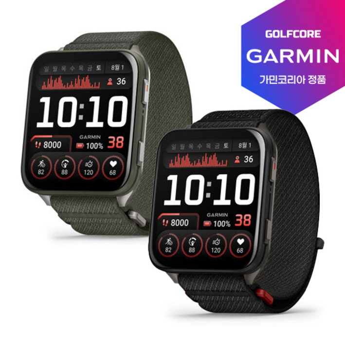 [25년신상]가민 베뉴 X1 프리미엄 골프피트니스 GPS스마트워치 모스(46mm)