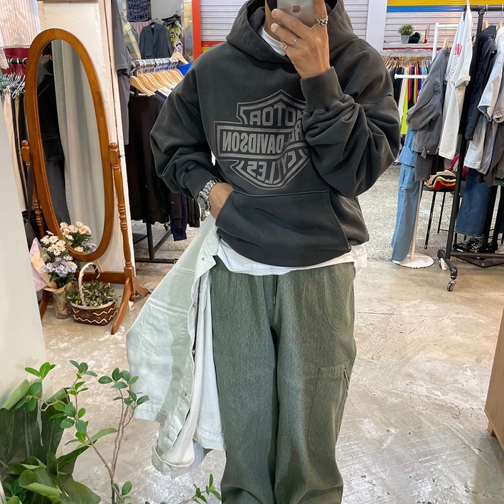 빈티지 할리데이비슨 볼륨 후드 티셔츠 빈티지 할리데이비슨 볼륨 후드 티셔츠