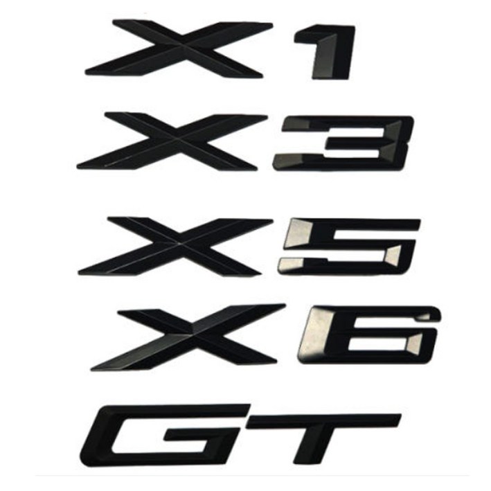 BMW 호환 엠블럼 레터링 액세서리 스티커엠블럼 X1 X3 X5 X6 GT엠블럼 무광블랙