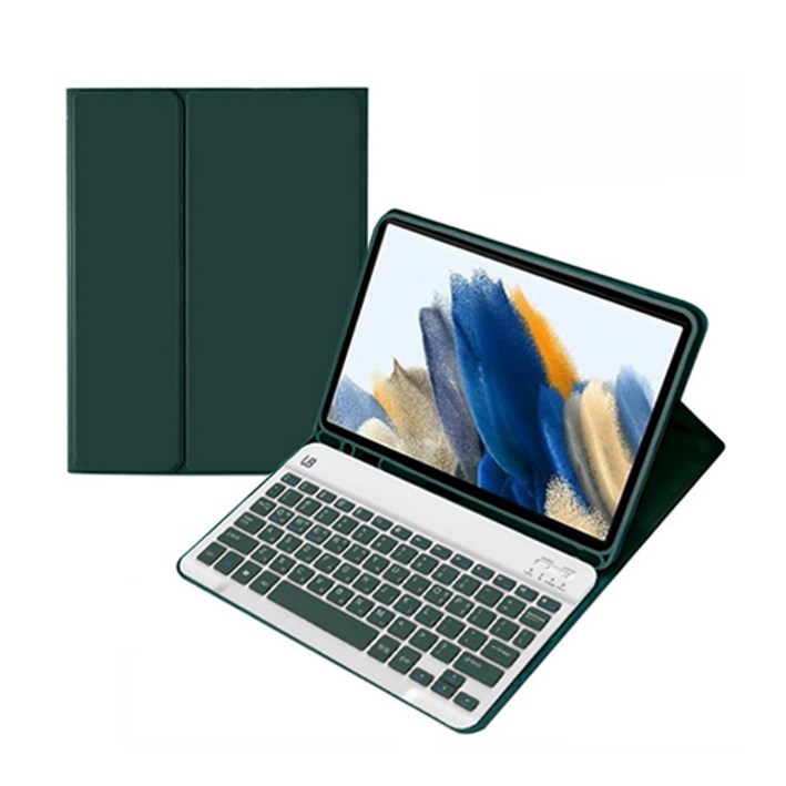 UB 갤럭시탭 콤비 블루투스 키보드 케이스, 다크그린, 1개