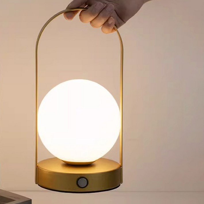 사는잼 LED 루베니 램프볼 무선 충전식 무드등 캠핑조명 테이블조명