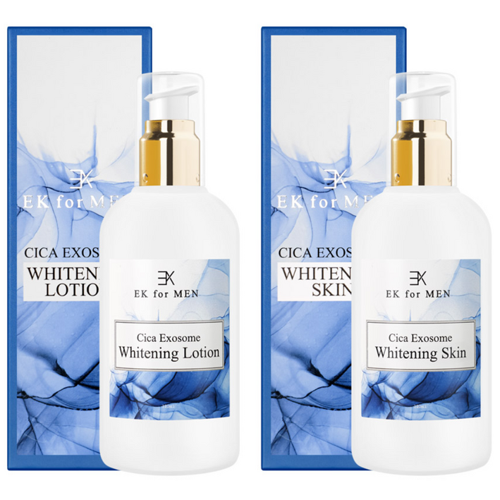 이케이포맨 시카엑소좀 화이트닝 2종세트 남성 스킨 로션 신제품 미백 기미 잡티 피부톤 개선 진정 보습 프리미엄 기능성 천연제품, 1개