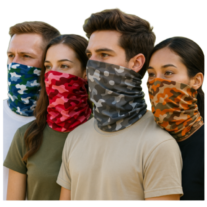 생활공감 자외선 차단 사계절 멀티스카프 넥워머 인기 밀리터리 시리즈 10장, 밀리터리 10종