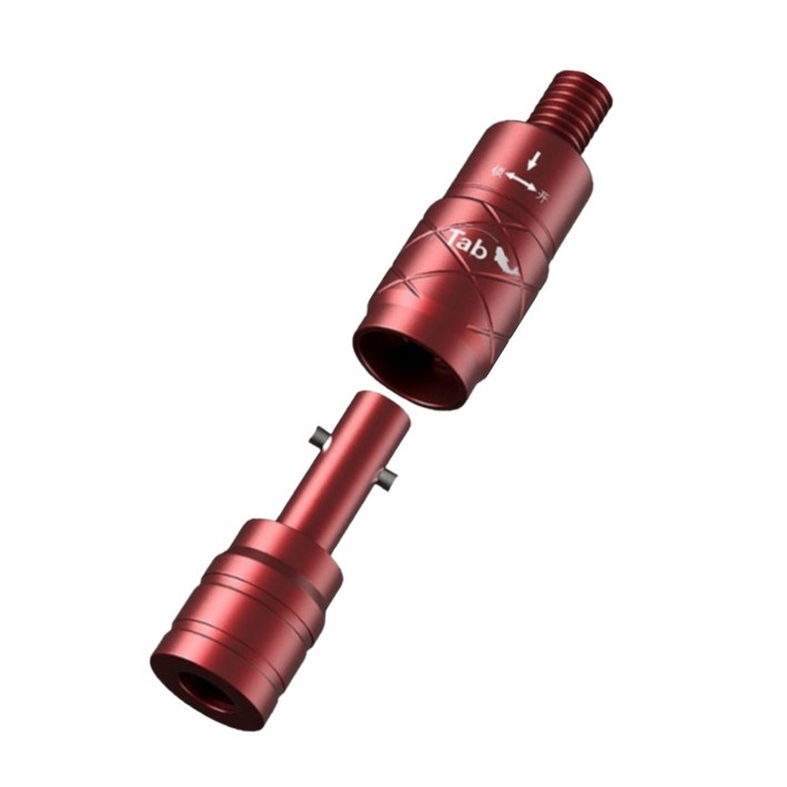 튼튼한 원터치부싱 연결 부싱 변환 젠더 부싱 바다 민물낚시 부싱, 빨강