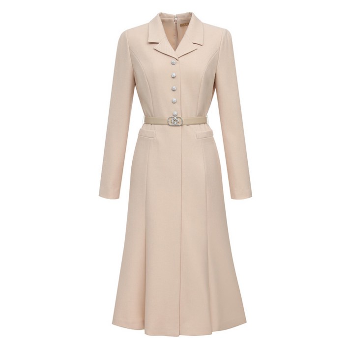 미니멈 여성용 버튼 포인트 머메이드 롱 원피스 24SS 백화점 단독 정상