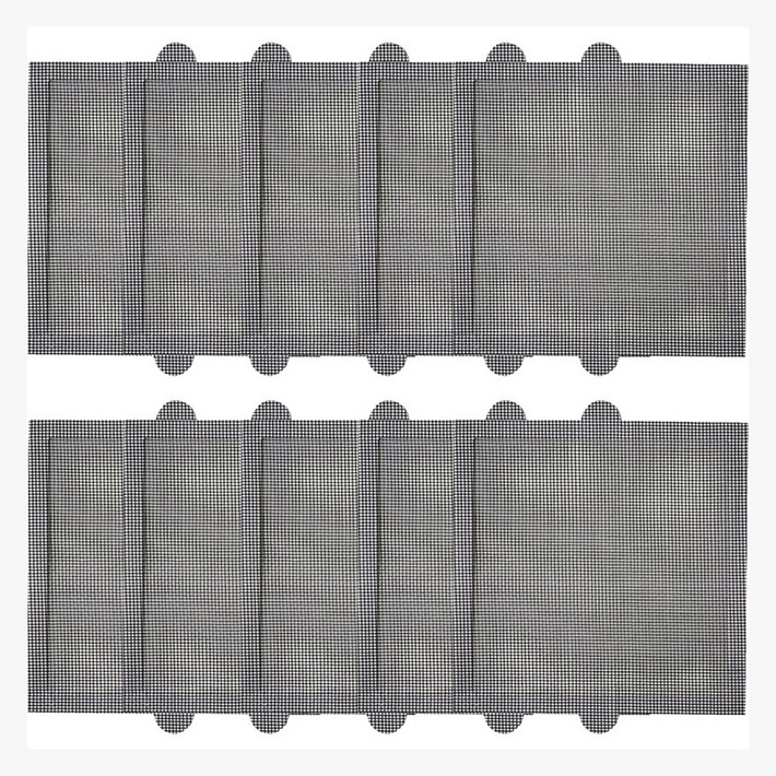 생활꾸밈 사각사각 배수구 거름망 10p, 10개, 그레이