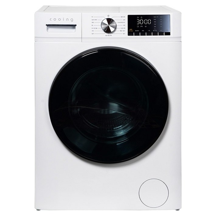 쿠잉전자 1등급 드럼세탁기 10kg 방문설치, 화이트, LDW10W