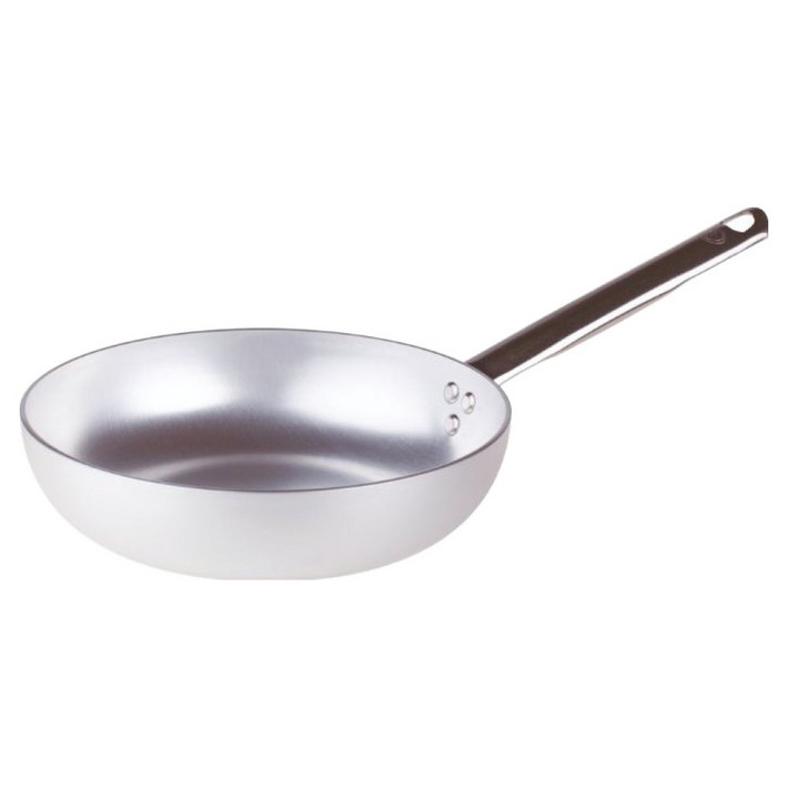 Pentole Agnelli 가스용 무코팅 알루미늄 소테 프라이팬, 24cm, 1개