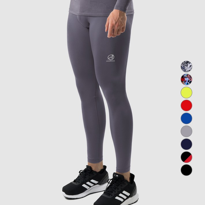 아르메데스 남성용 9부 긴바지 테크핏 언더레이어 AR161