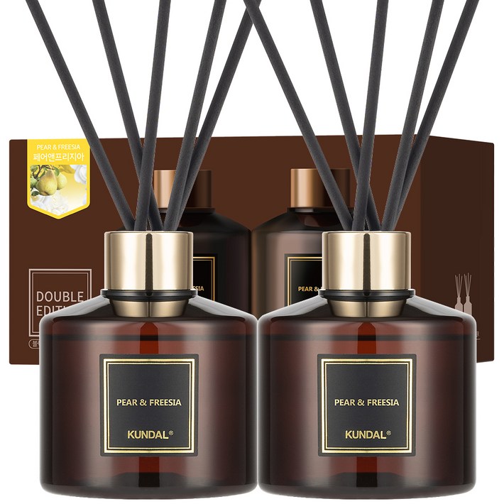 쿤달 퍼퓸 디퓨저 200ml 2개 섬유스틱 10개 쿤달 퍼퓸 디퓨저 200ml 2개 섬유스틱 10개