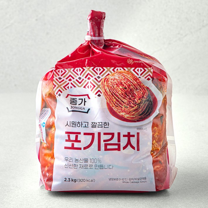 종가 포기김치, 2.3kg, 1개