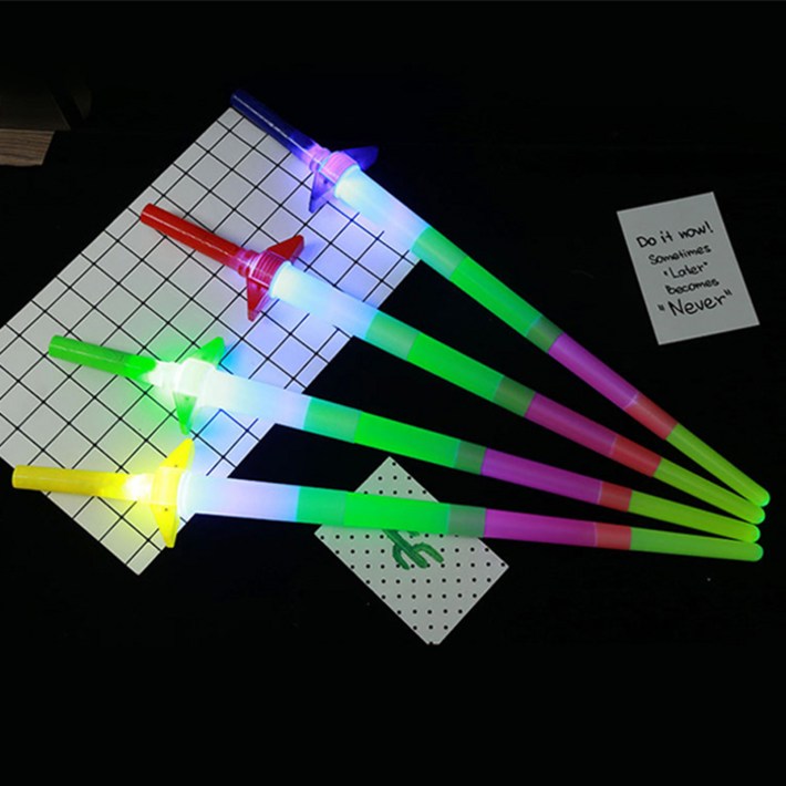 아가플러스 LED 삼단 접이식 야광봉, 랜덤 발송, 4개 아가플러스 LED 삼단 접이식 야광봉, 랜덤 발송, 4개