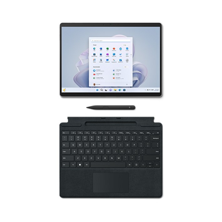 마이크로소프트 서피스 프로9 노트북 13 + 키보드 블랙 + 슬림펜 2