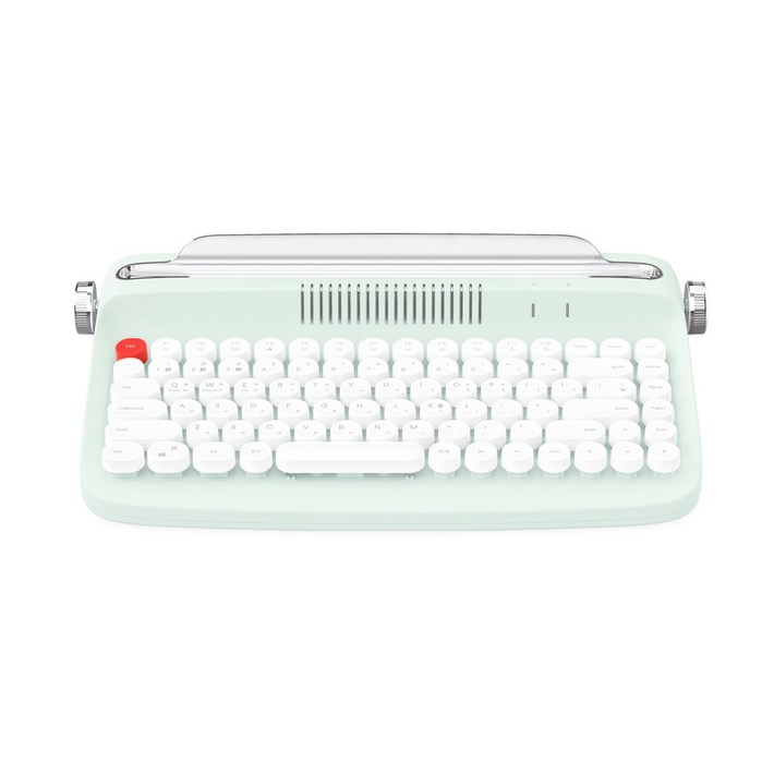 엑토 레트로 미니 블루투스 멀티페어링 무선 텐키리스 키보드, 민트, B303