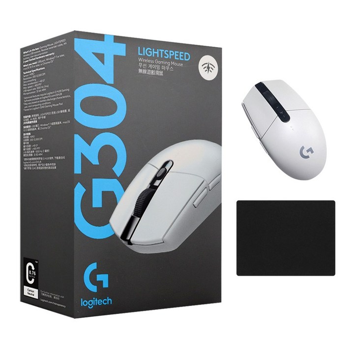로지텍 G304 LIGHTSPEED 게이밍 무선 마우스 병행 정품박스 스토리링크 마우스패드 로지텍 G304 LIGHTSPEED 게이밍 무선 마우스 병행 정품박스 스토리링크 마우스패드
