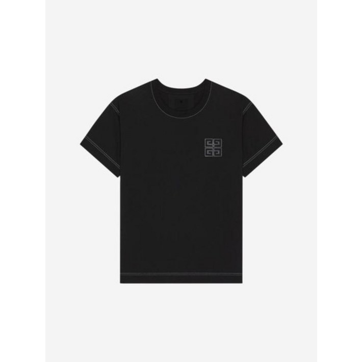 25SS  반팔 티셔츠 BM71MG3YPQ004 BLACK WHITE DOM