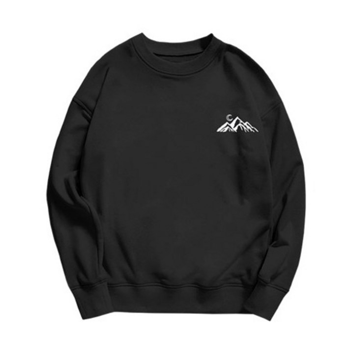 문컬렉션 특양오버핏맨투맨 캠핑문 남녀공용 맨투맨