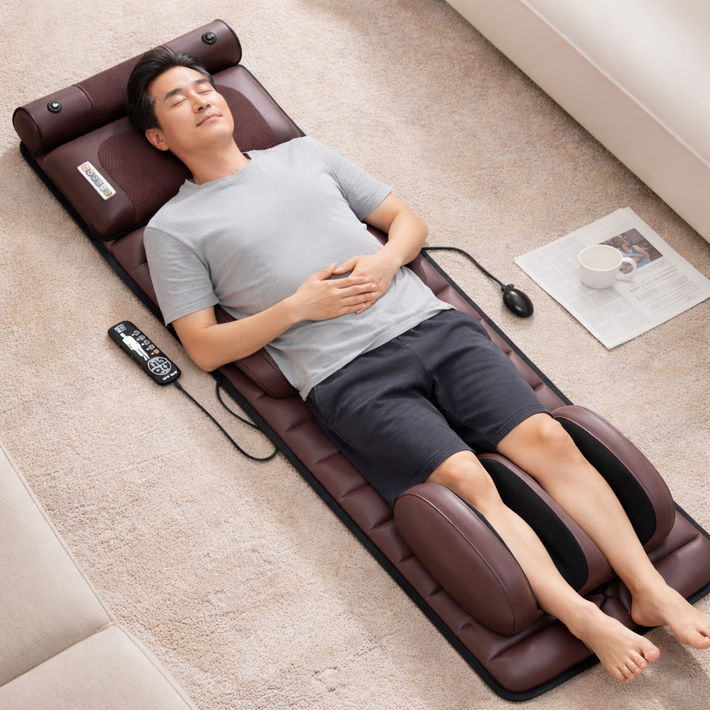 바디온 전신 안마매트 마사지기 스트레칭 온열 요추 혈액순환 부모님 효도선물 진동 종아리