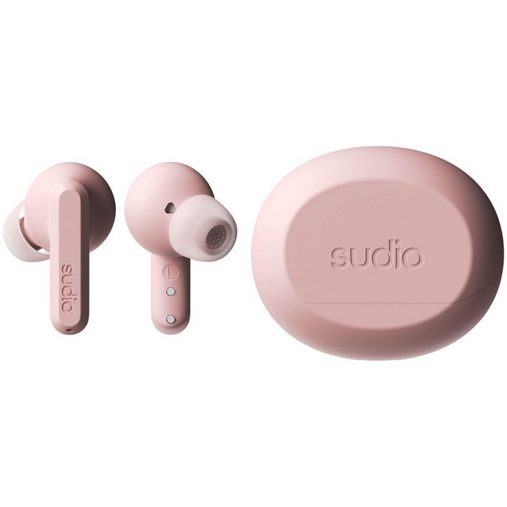 SUDIO A3 Pro Bluetooth5.4  Android ANC 브러시 핑크 무선 이어폰 운하 타입 마이크