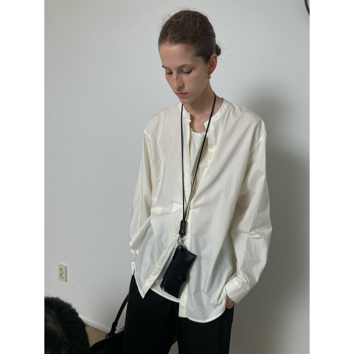 런던플랏 코튼넥 셔츠 4color 25FW