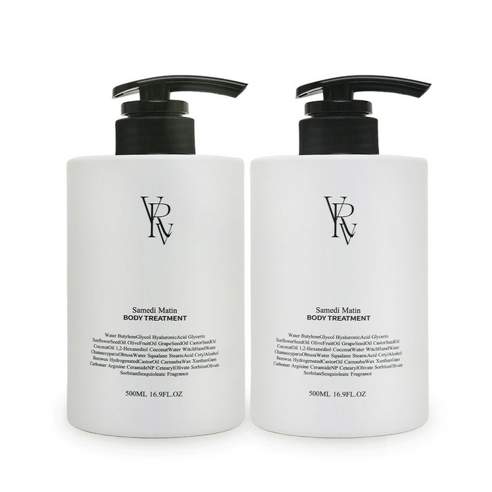베르뷔 인샤워 바디 트리트먼트 로션 500ml 2개, 1세트, 2개, 500ml