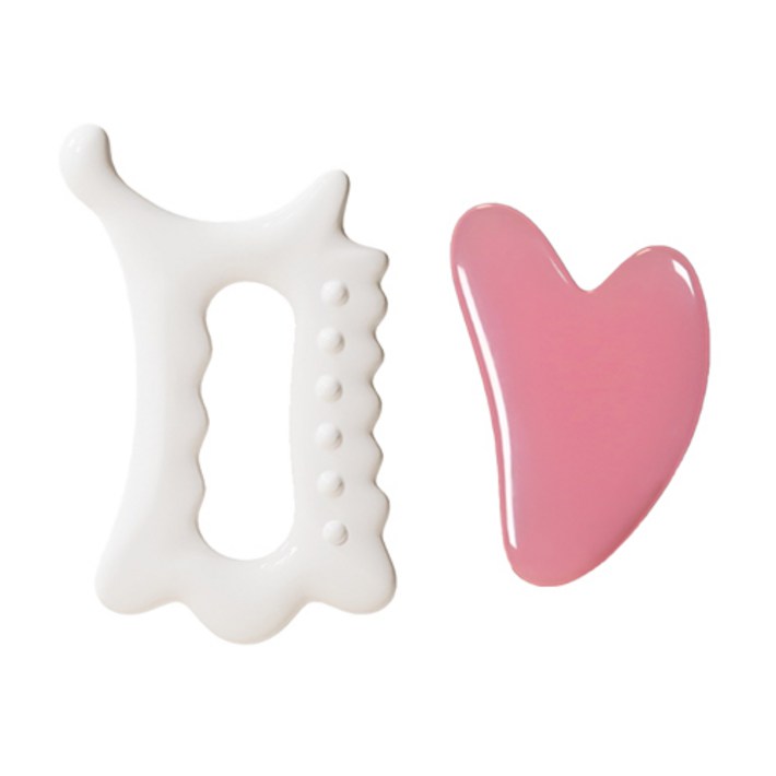 보떼  괄사 마사지기 도구 세트 얼굴괄사 2종