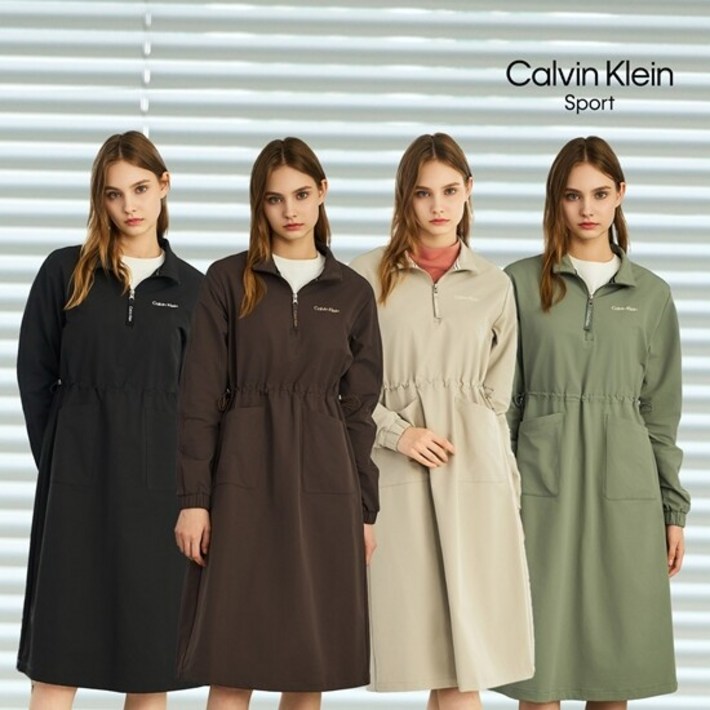 캘빈클라인스포츠 25FW 여성 기모 원피스 2420575