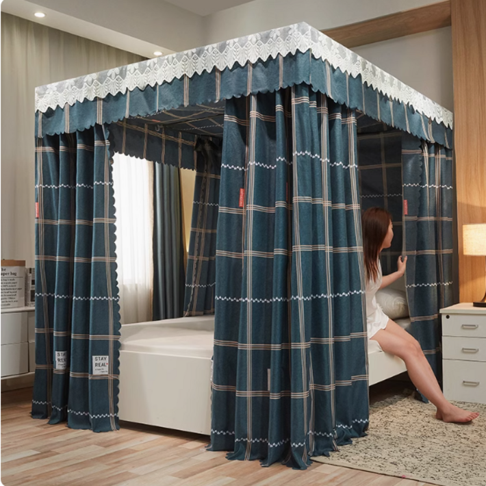 침대 커텐 난방텐트 커텐형
