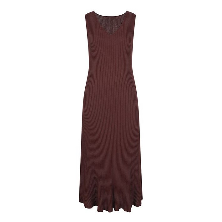 정품발송 마레몬떼 브이넥 민소매 롱 원피스M237MOP54P0 360609