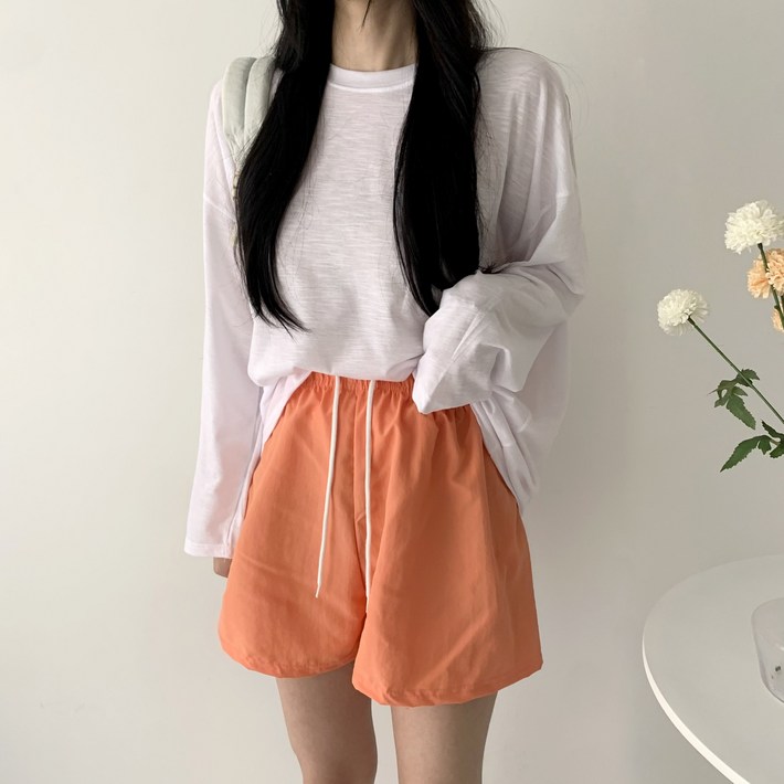 순이들 여성 바스락 나일론 3부 반바지 9컬러