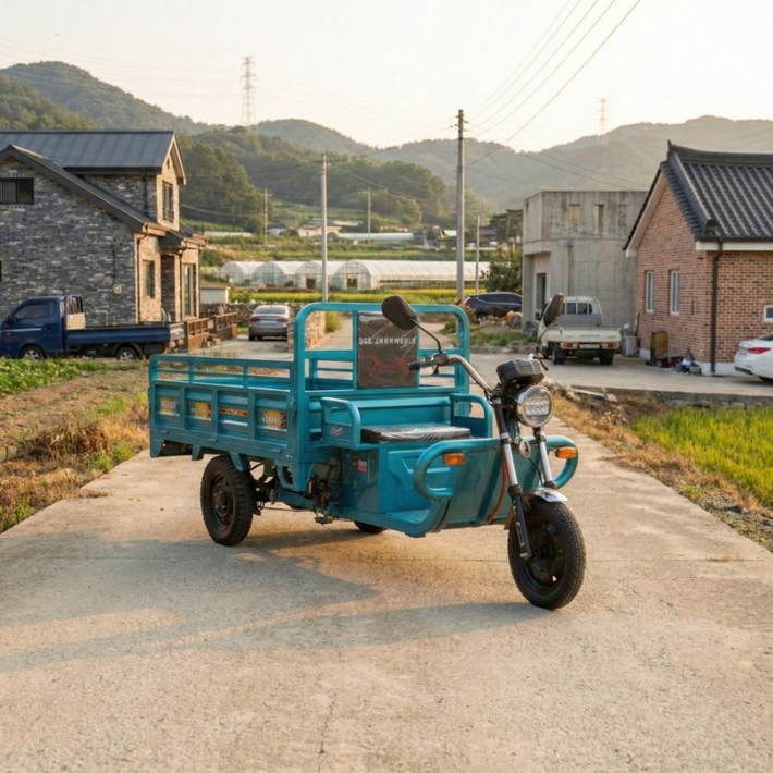 에코오토텍 전동 삼륜 운반차 사유지용 작업용 운반카 삼발이