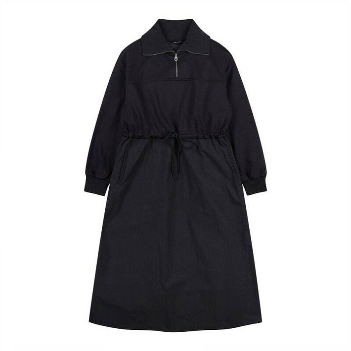 [백화점정품]   [코데즈컴바인] 다이마루 배색 반오픈 원피스 (CJA-OP511W2) 여