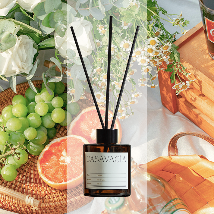 카사바시아 옷방 침실 디퓨저 방향제, 1개, 125ml, 샹스 오 비브