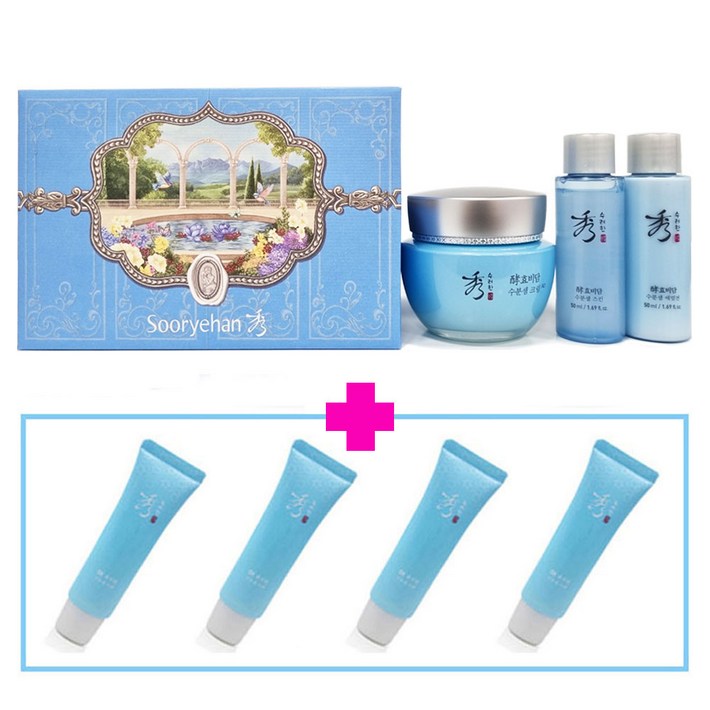 수려한 효비담 수분샘 크림 150ml 특별기획세트  25ml x 4개 추가 증정 수려한 효비담 수분샘 크림 150ml 특별기획세트  25ml x 4개 추가 증정