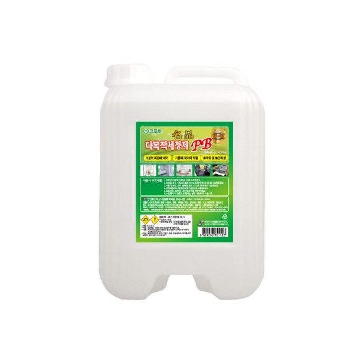 크로바 다목적세정제 피비원 pb1 업소용 말통 13L, 1개, 13l