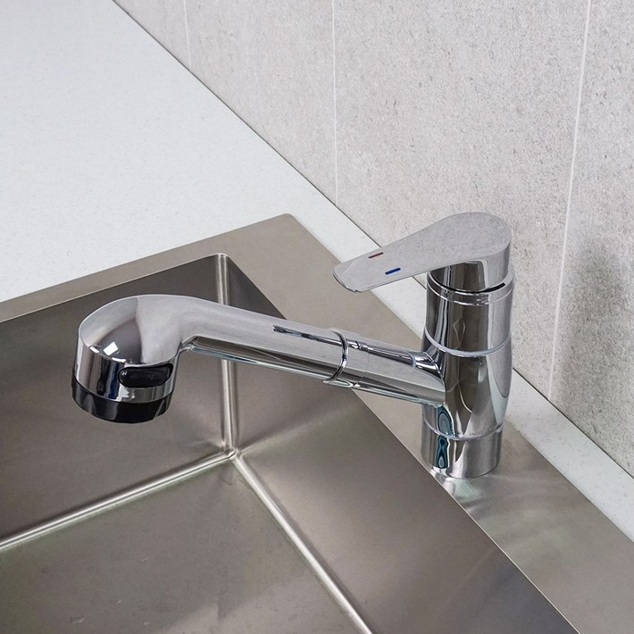 고래하우징 국산 싱크대수전 주방수전 수도꼭지 800, 1개