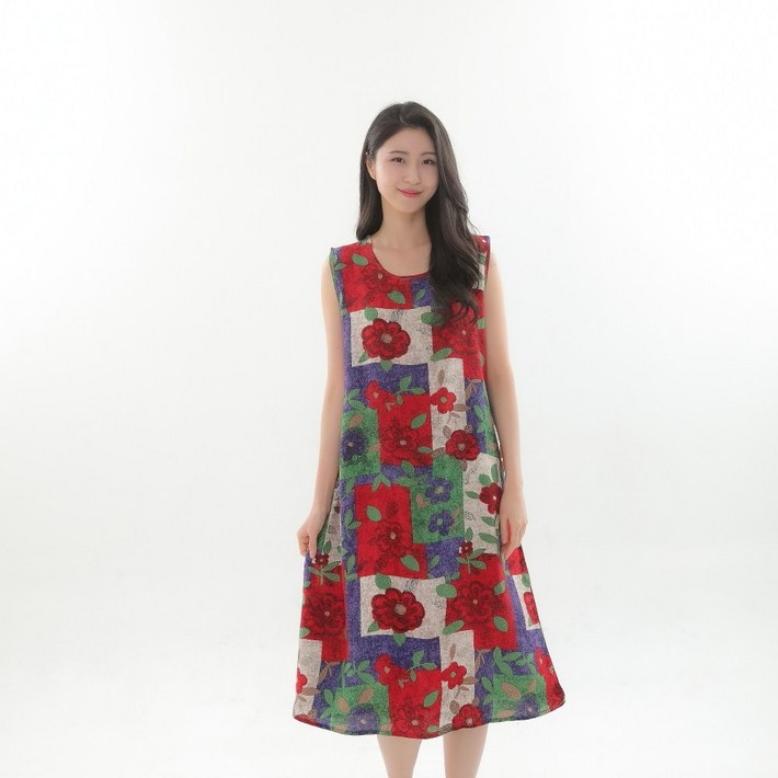 인견총각 국산 풍기인견 여성 시원한 원피스 1p