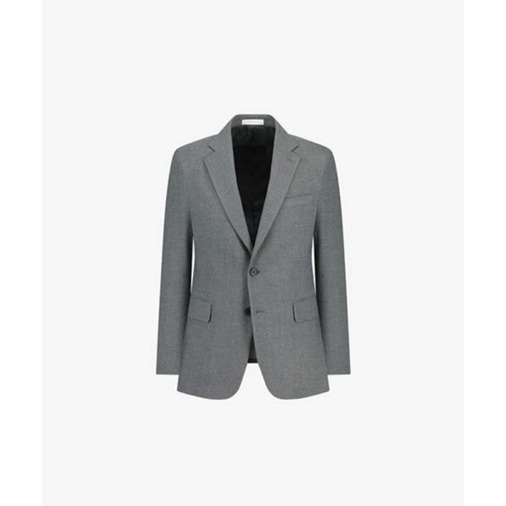 리버클래시 LJW26203 그레이 세미핏 투톤 싱글 셋업 자켓