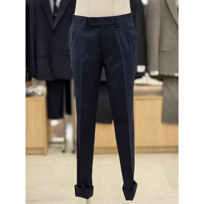 킨록바이킨록앤더슨 남성용 봄여름 폴리 고스판 허리 밴딩 바지 슬랙스 팬츠 NFJ324