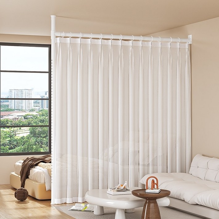 무타공 공간분리 파티션 행거형 가벽 공간분리파티션 천장