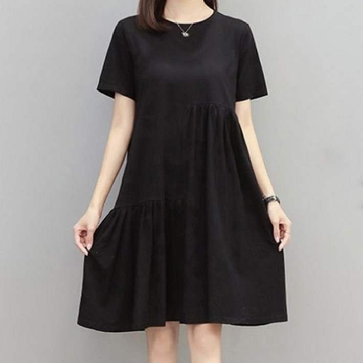 PU썸머 언발란스 임부원피스