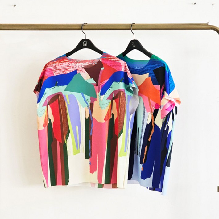 국내매장판 기하학보더 롱 탑 AGMPTS07 109386 디아스토리