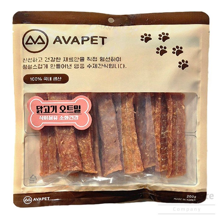 리니펫 그린펫푸드 닭고기 오트밀 스틱 스트레스해소