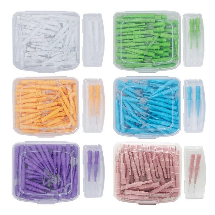 메디메이트 치간칫솔 i형 EPACK 100P  2P케이스, 1개, 100개입